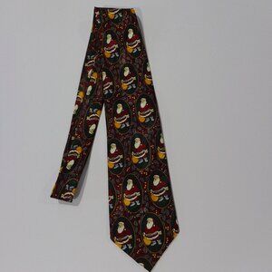 Keith Daniels Men's‎ Christmas Necktie Santa Claus 4" X 57.5"
